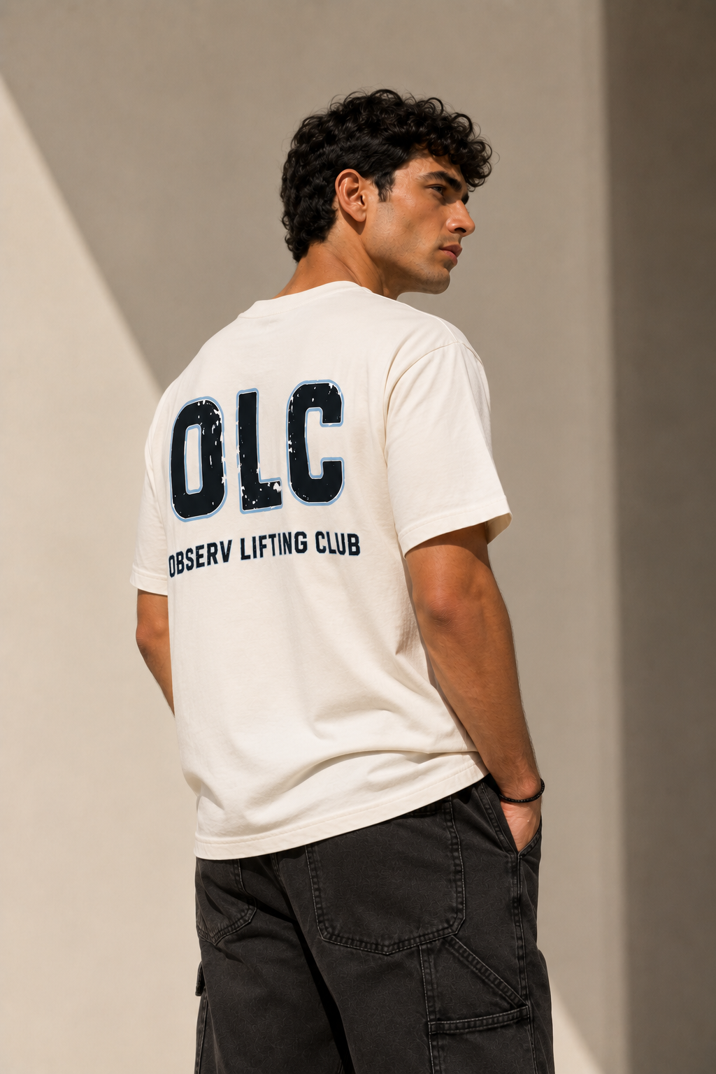 OLC Essential White Oversized Tee