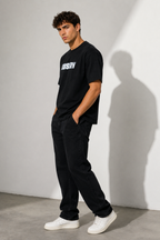 OLC Essential Black Oversized Tee