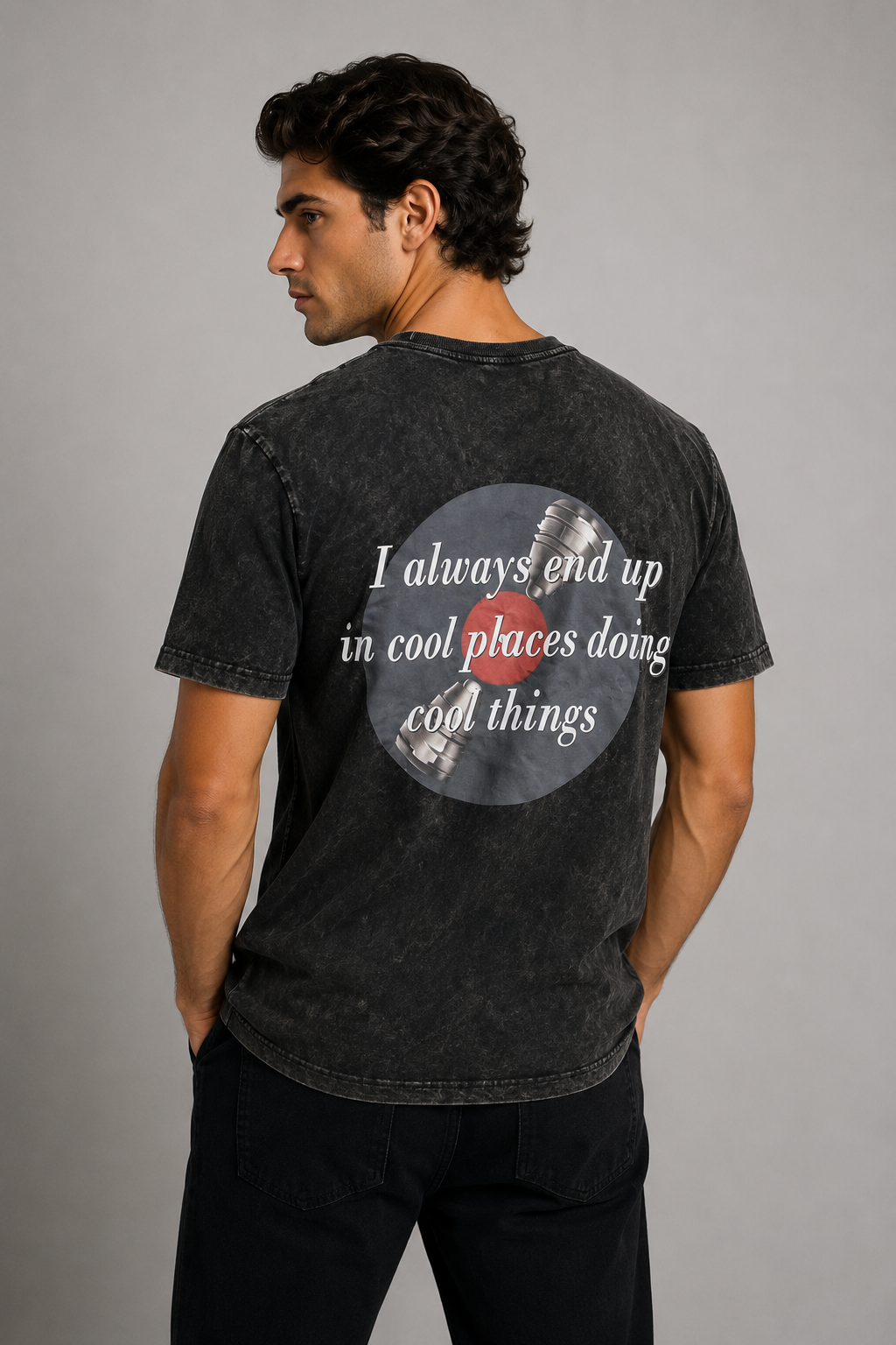 OBSERV Drift Acid Wash Oversized T-Shirt | Premium Streetwear Cotton Tee