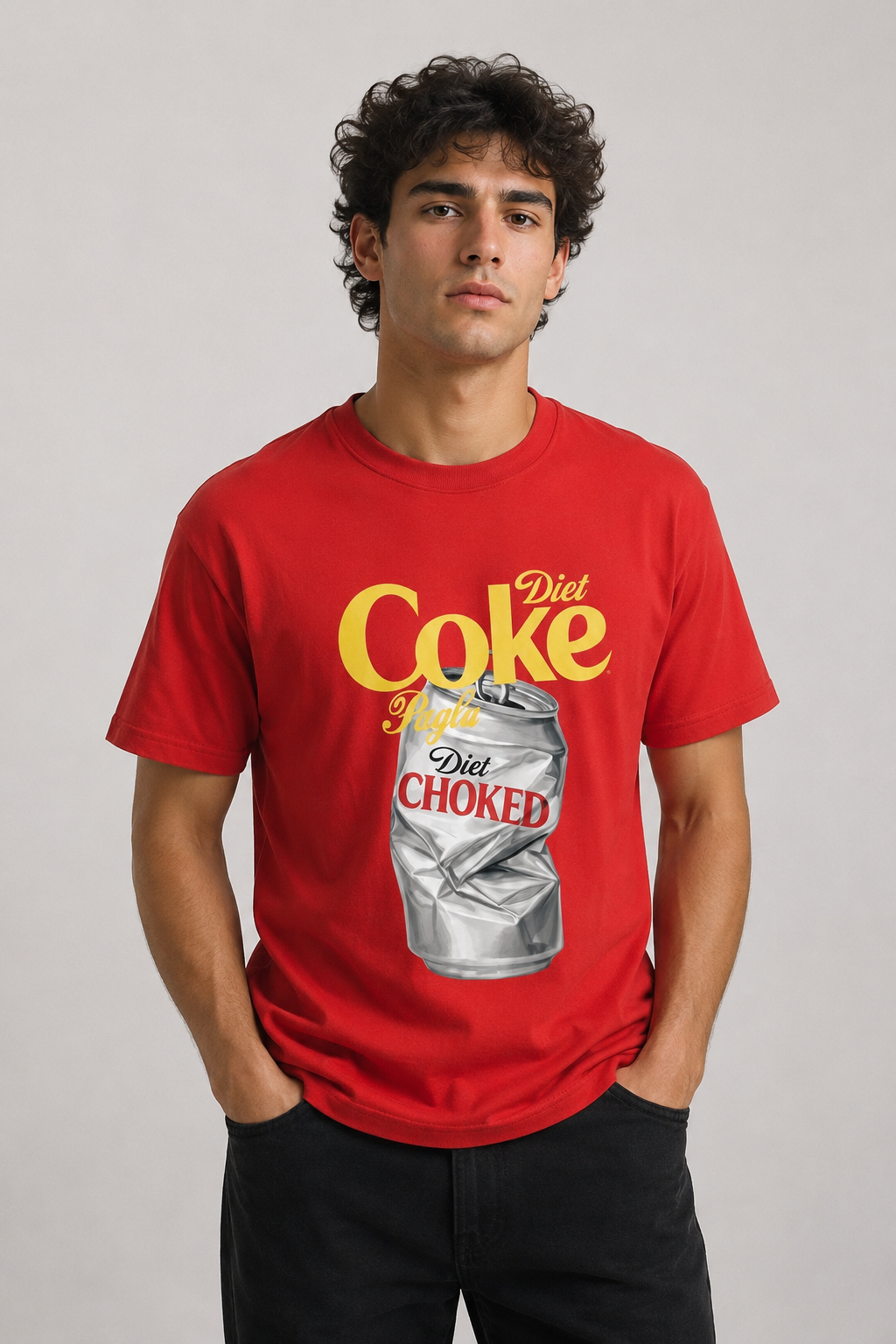 OBSERV Essential Red Oversized Tee