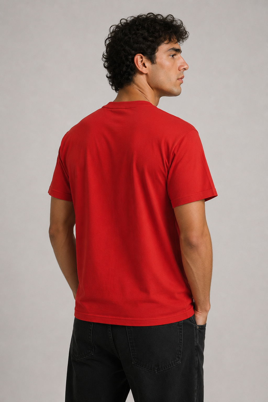OBSERV Essential Red Oversized Tee