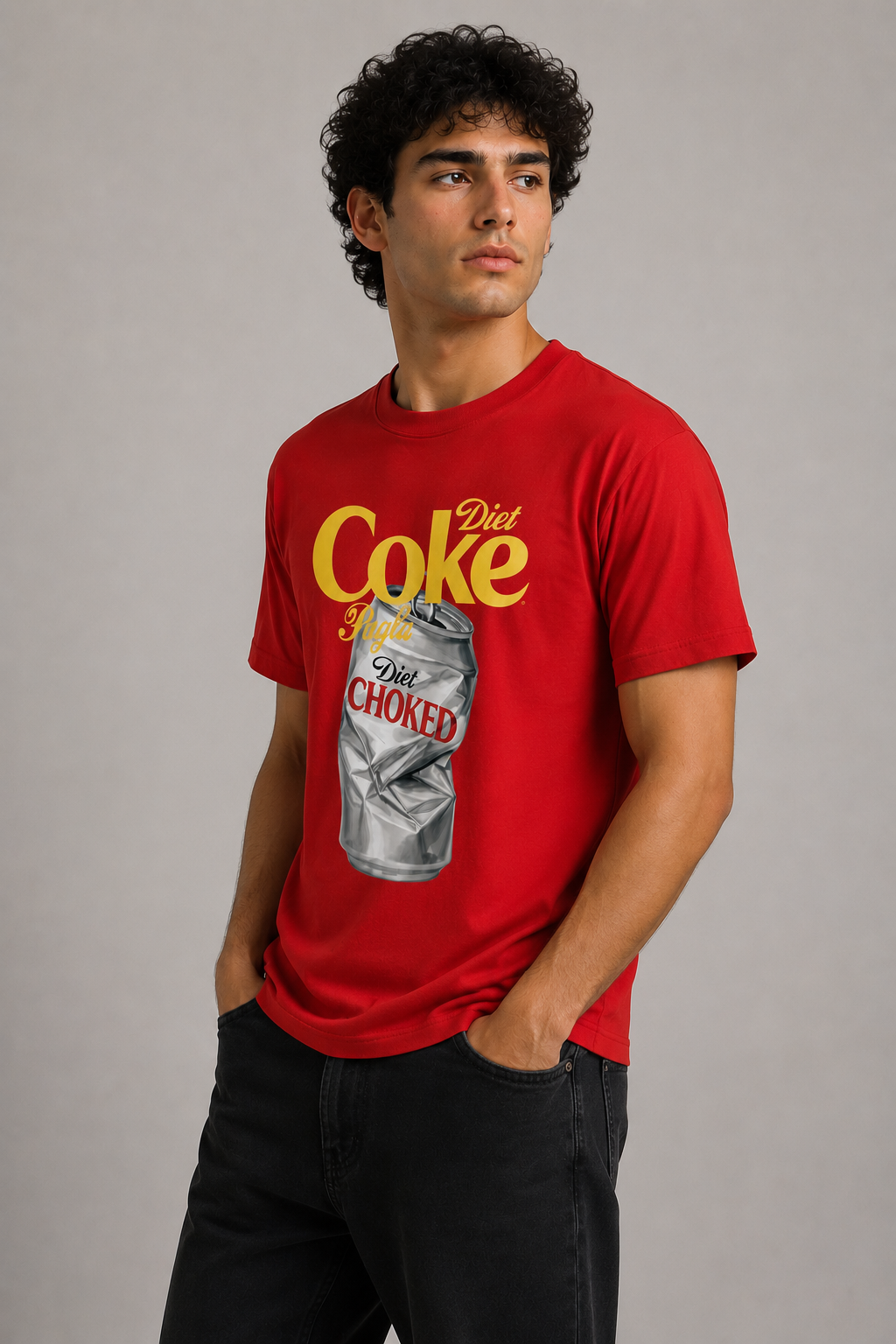 OBSERV Essential Red Oversized Tee