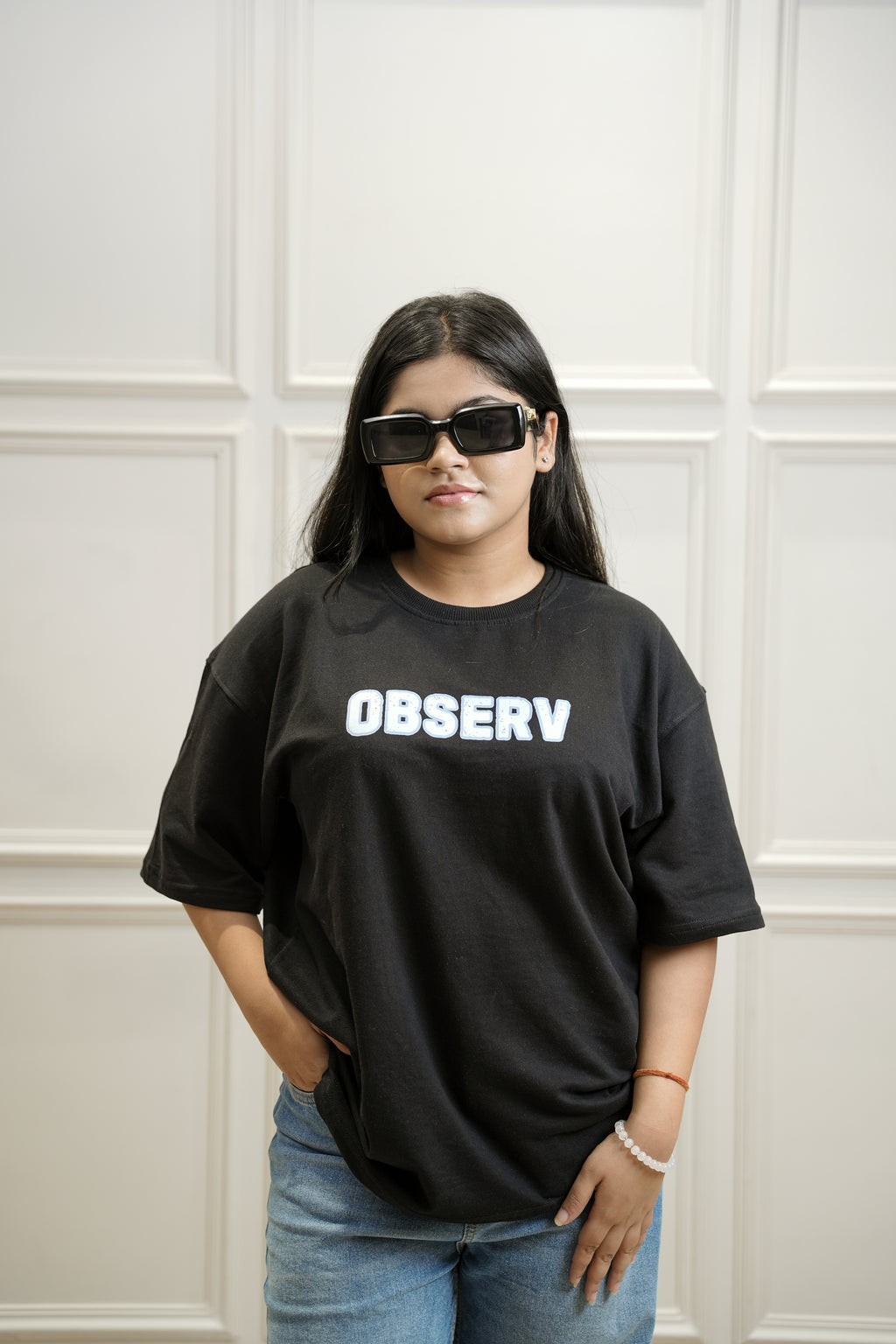 OLC Essential Black Oversized Tee