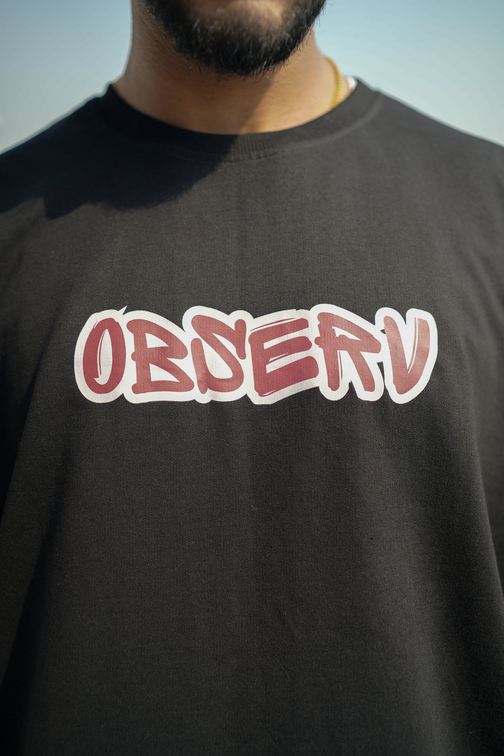 Crimson Smoke Oversized Tee
