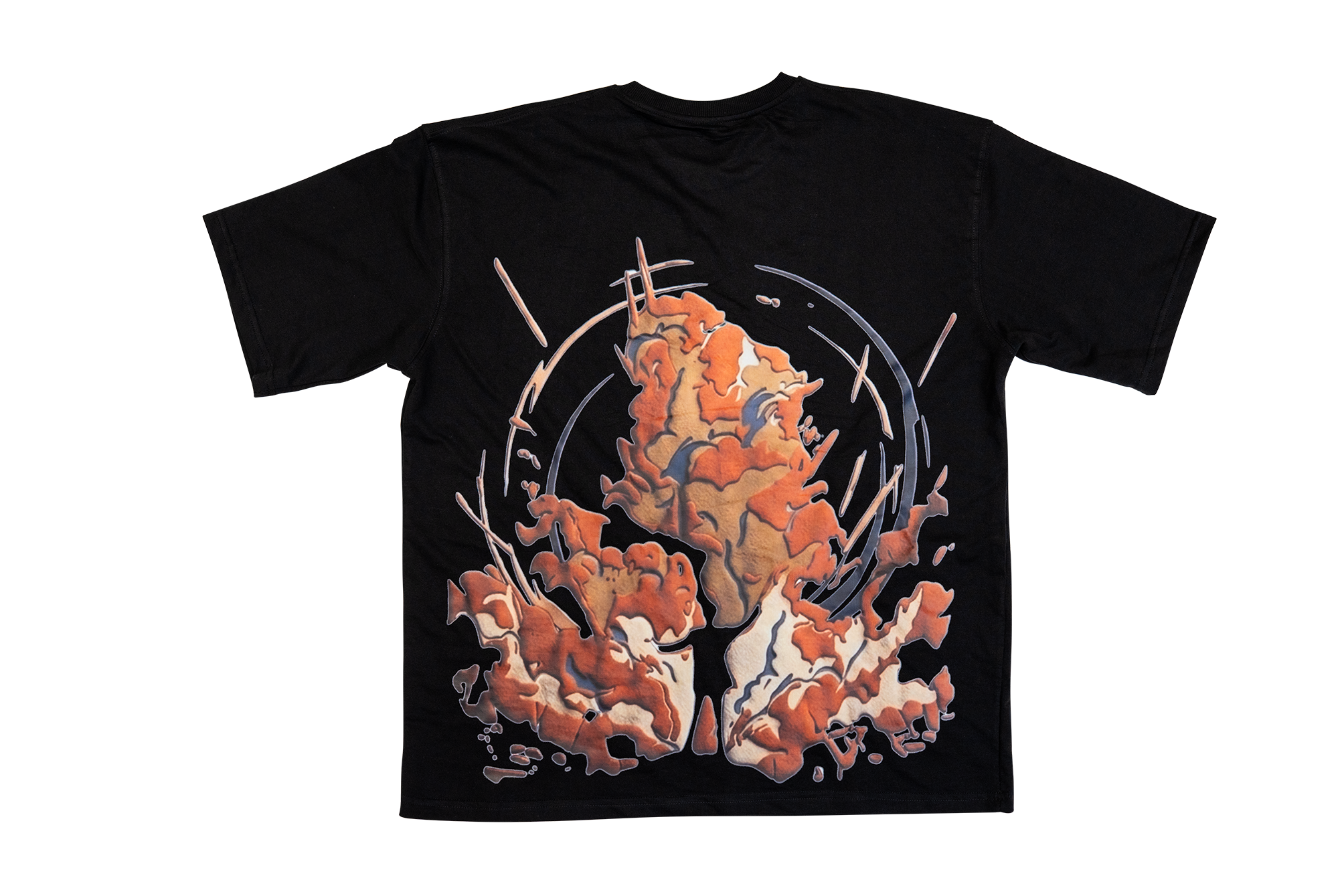 Crimson Smoke Oversized Tee