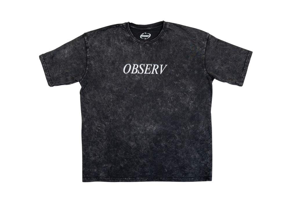 OBSERV Drift Acid Wash Oversized T-Shirt | Premium Streetwear Cotton Tee