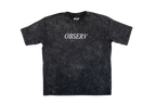 OBSERV Drift Acid Wash Oversized T-Shirt | Premium Streetwear Cotton Tee