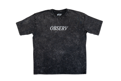 OBSERV Drift Acid Wash Oversized T-Shirt | Premium Streetwear Cotton Tee