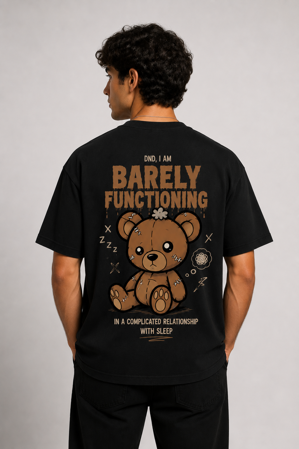 OBSERV Caffeine & Overthinking Oversized Tee