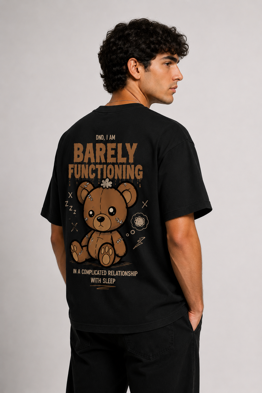OBSERV Caffeine & Overthinking Oversized Tee