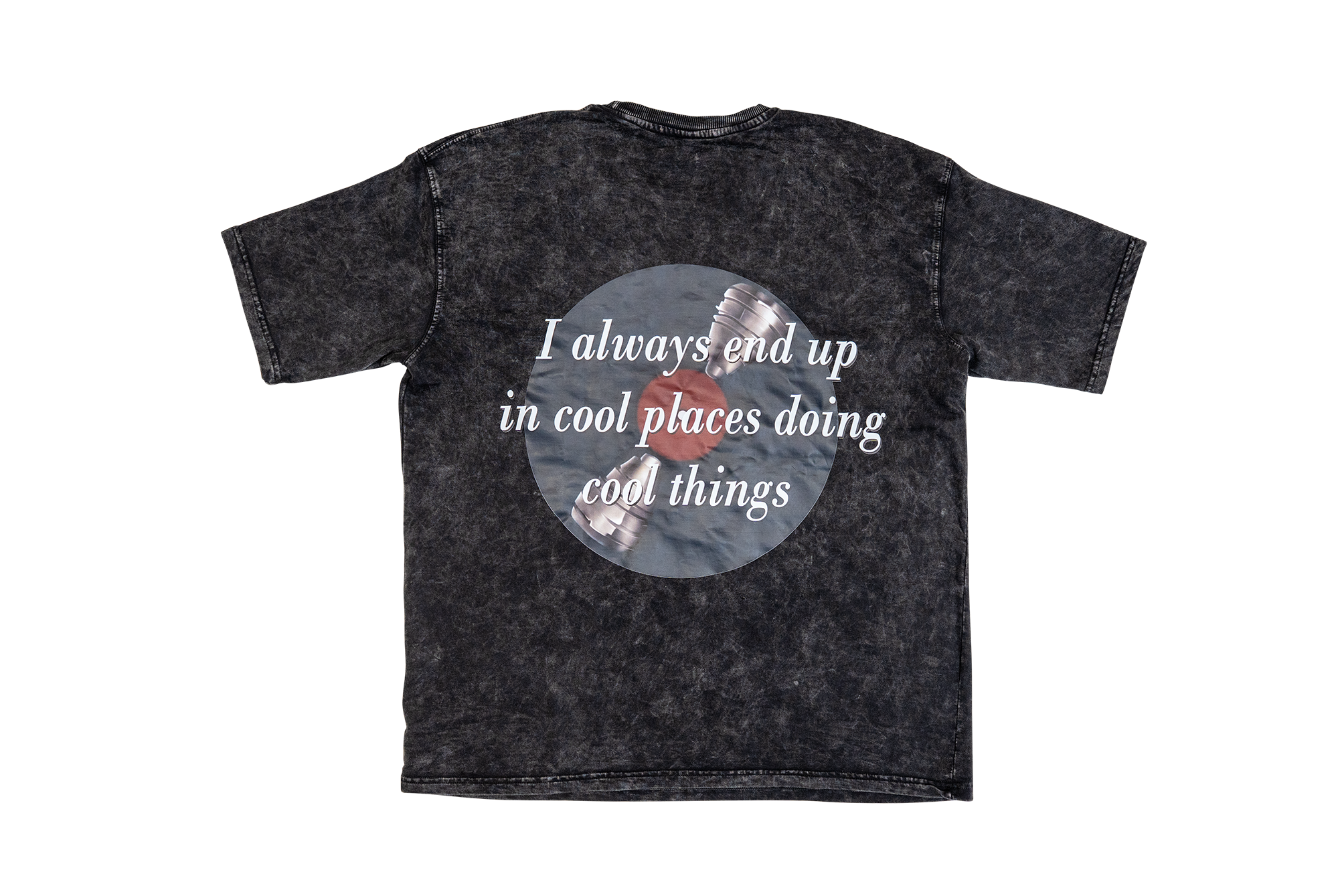 Drift acid wash oversized t shirt with back graphic streetwear by OBSERV